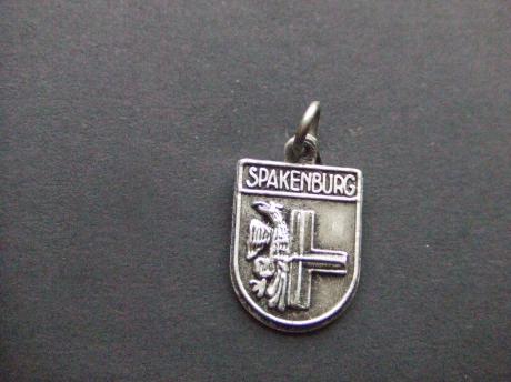 Spakenburg vissersplaats stadswapen zilverkleurige hanger